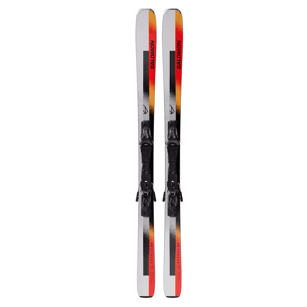 downhill ski salomon QST Spark Skis + M10 Bindings The Salomon Mens Stance 80 with M11 GW Bindings is engineered to bring carving confidence and versatility to skiers who spend time on corduroy Salomon Stance 84 Skis 2025