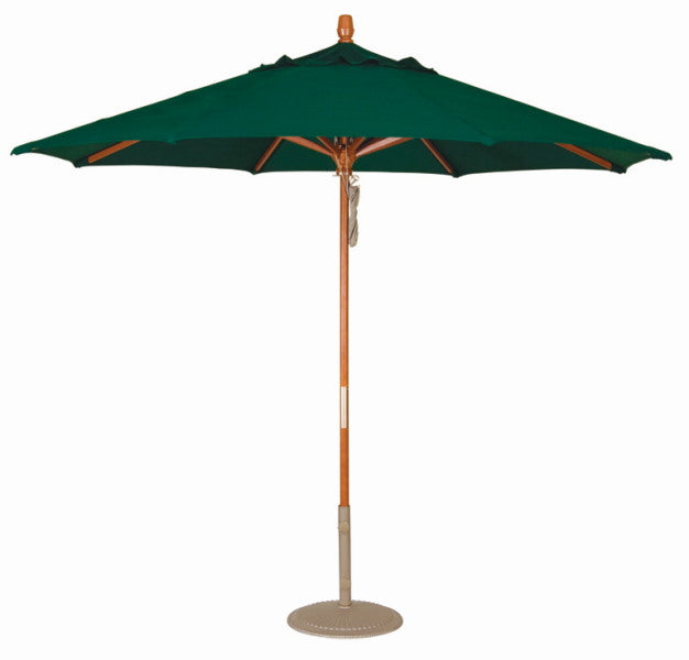 garden treasure patio umbrella Treasure Garden 9ft. Wood Pole Umbrella – Sundown Ski & Patio