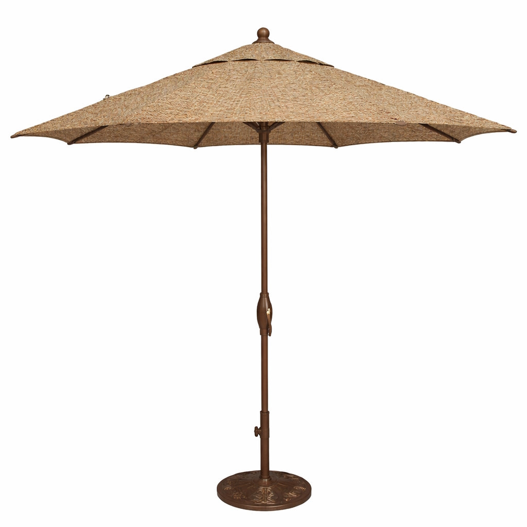 Treasure Garden 11ft. Bronze Pole Auto Tilt Umbrella