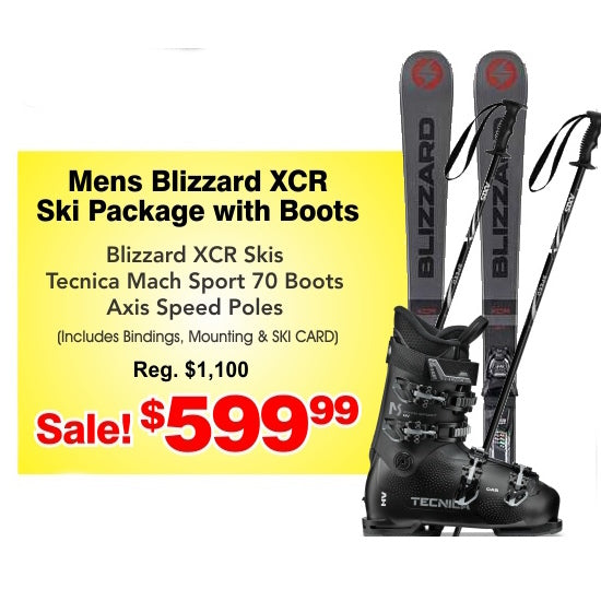 Blizzard XCR Adult Ski Package