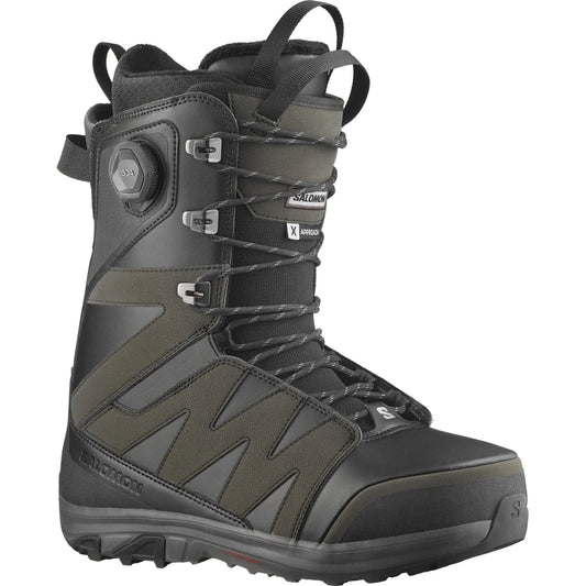 SALOMON APPROACH MENS LACE/BOA HYBRID SNOWBOARD BOOTS 25