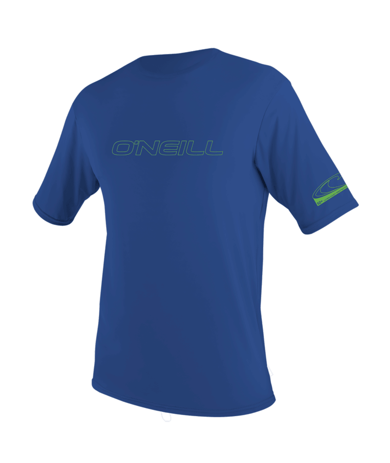 O'Neill JR Skins S/S Rashguard, SPF+ Swim Shirt, Youth