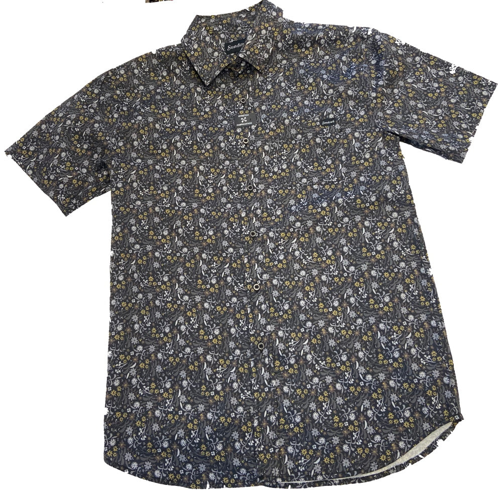 SHANGRI LA SHORT SLEEVE WOVEN SHIRT