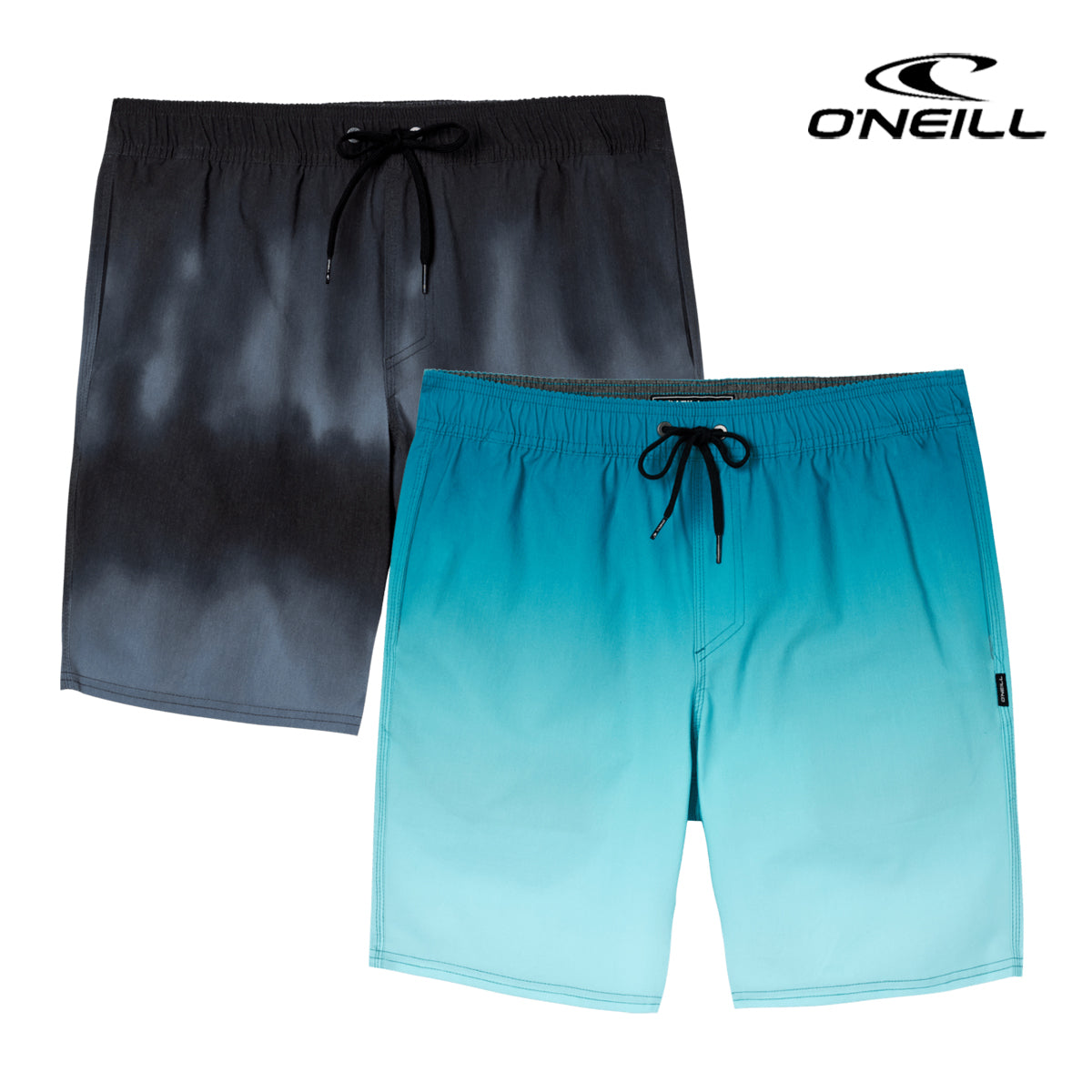 O'Neill Stockton Print 18" E-Waist Hybrid Walkshort