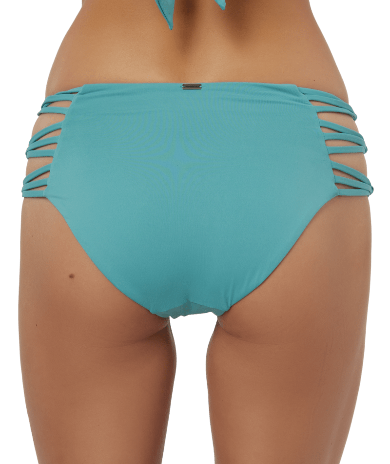 O'Neill Ladies Saltwater Solids Boulders Strappy Side Full Swim Bottoms