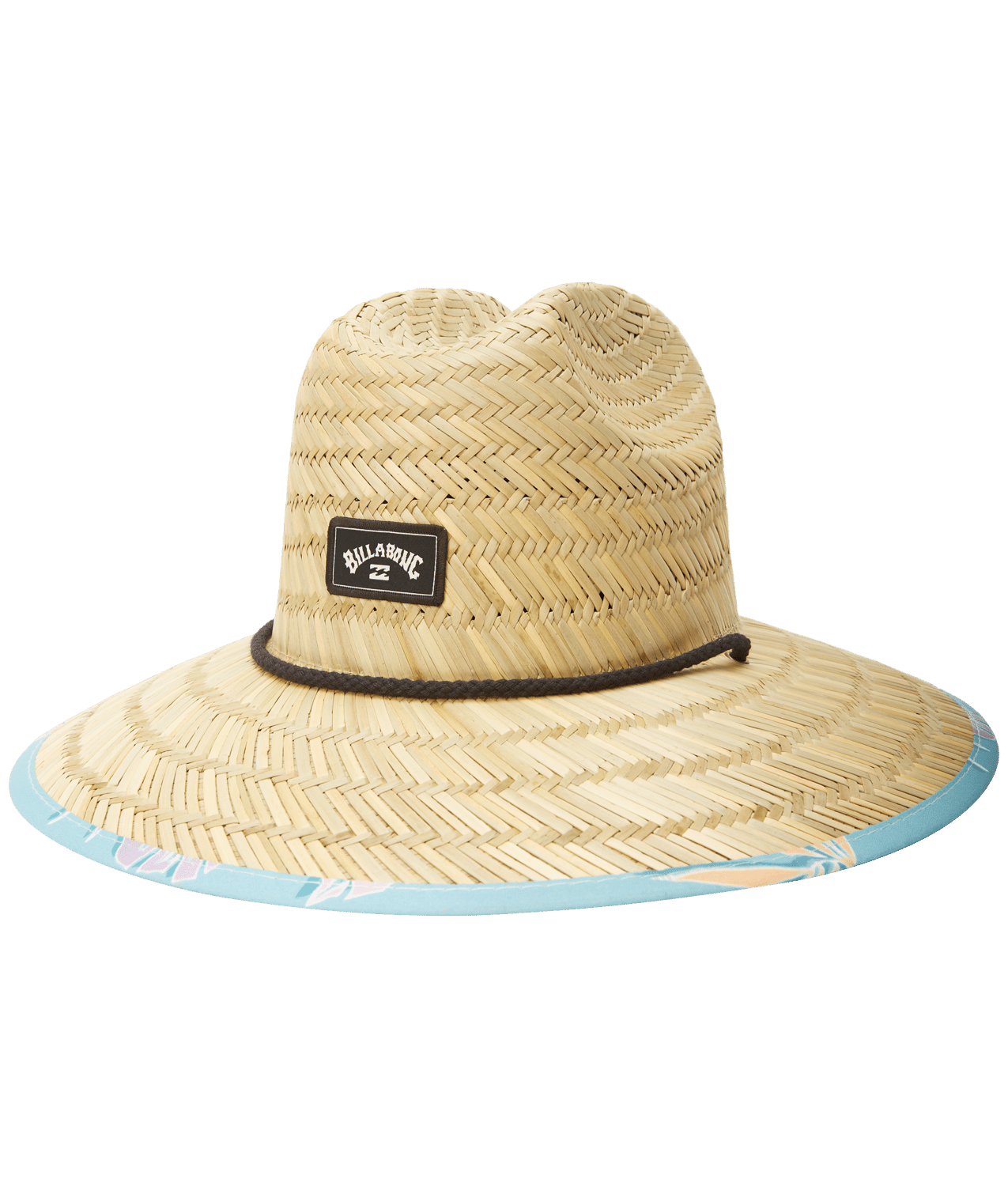 Billabong Tides Print Straw Hat Seagrass Lifeguard Style