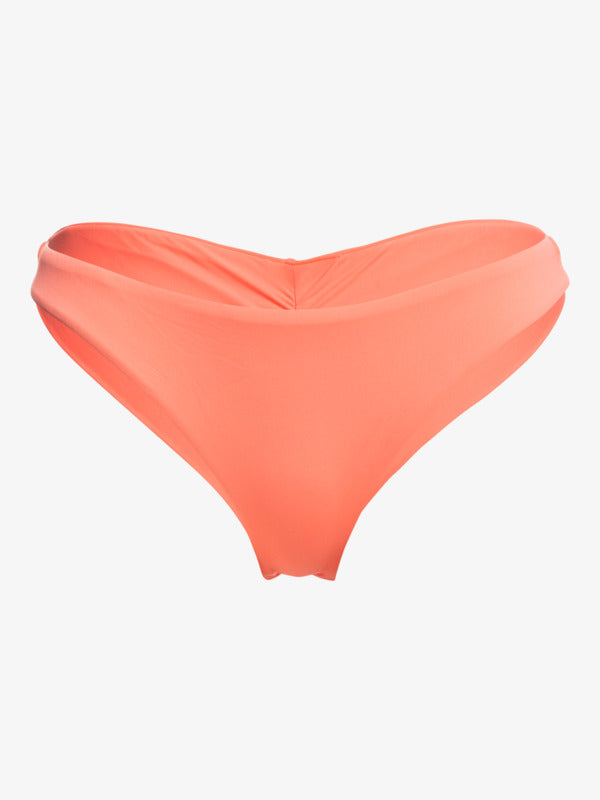 Roxy Solid Beach Classics Cheeky Bikini Bottom